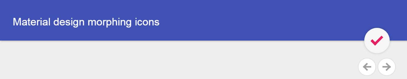 Material Design Morphing Icons