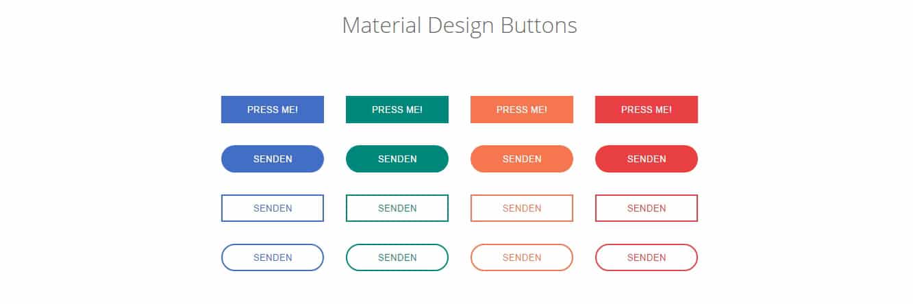 Material Design Buttons