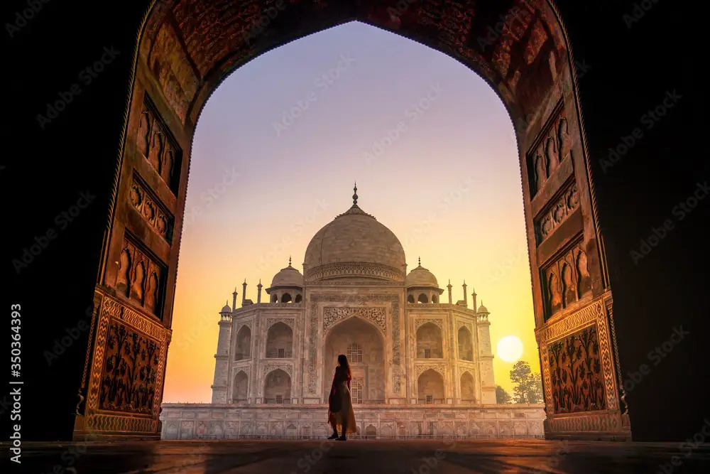 Free Stock Images to use for Website Hero Images: Taj Mahal Image