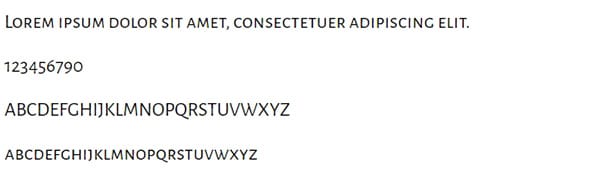 Alegreya Sans SC Web Safe Font