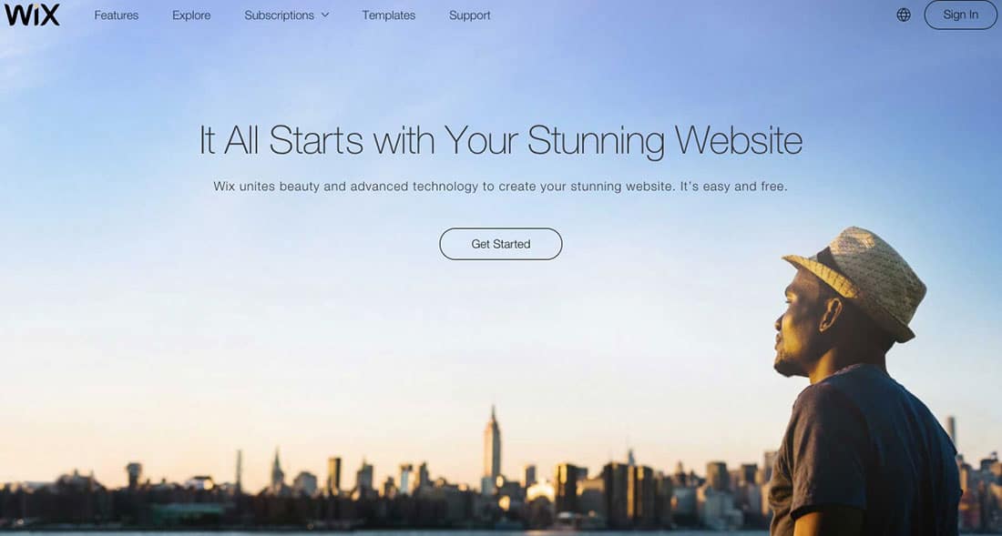 Wix Free Website Builder