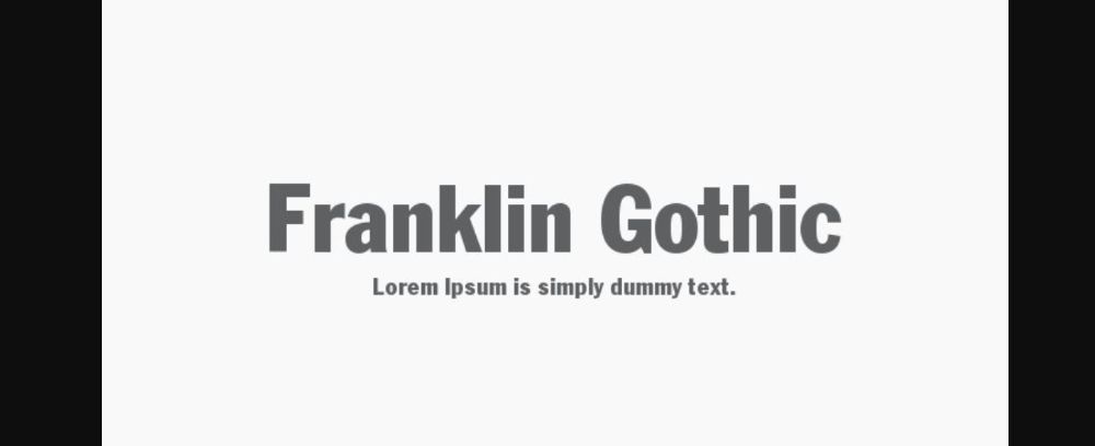Franklin Gothic