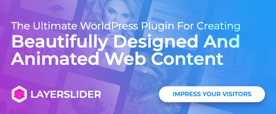 LayerSlider - Best WordPress Slider Builder Plugin
