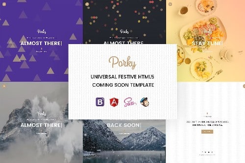 Porky - HTML5 Coming Soon Template