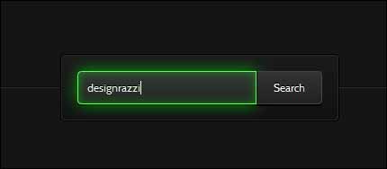 Pulsating CSS3 Input Search Box